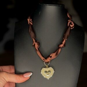 Handmade Scarf Tie Necklace